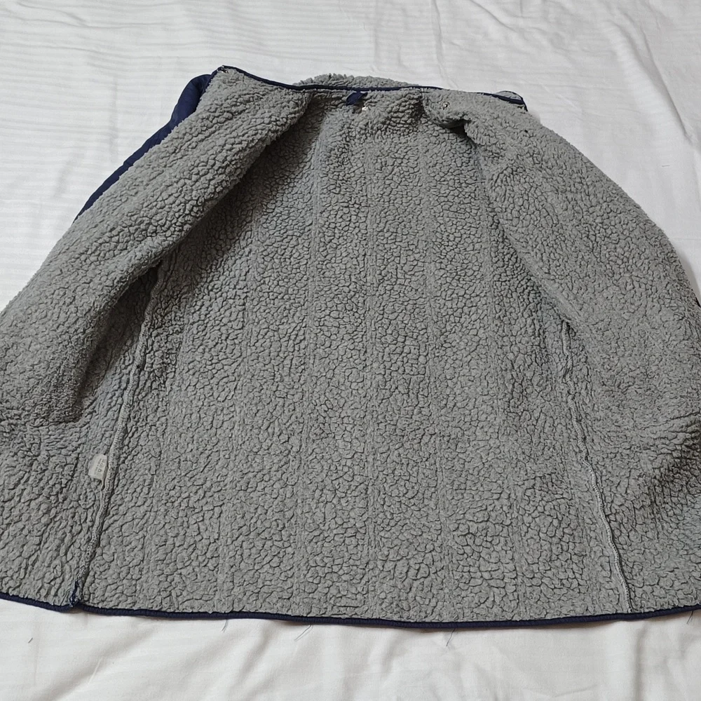 Women's Winter Blue Full sleeve Straight Jacket - Picture 5 of 9